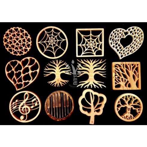 "Pókháló 1" edényalátét (PHN1)