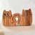 Zo-ZOO World  kitten couple  Wooden Magnet – Scroll Saw Handmade Animal Figure