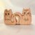 Zo-ZOO World  kitten couple  Wooden Magnet – Scroll Saw Handmade Animal Figure