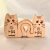 Zo-ZOO World  kitten couple  Wooden Magnet – Scroll Saw Handmade Animal Figure