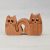 Zo-ZOO World  kitten couple  Wooden Magnet – Scroll Saw Handmade Animal Figure