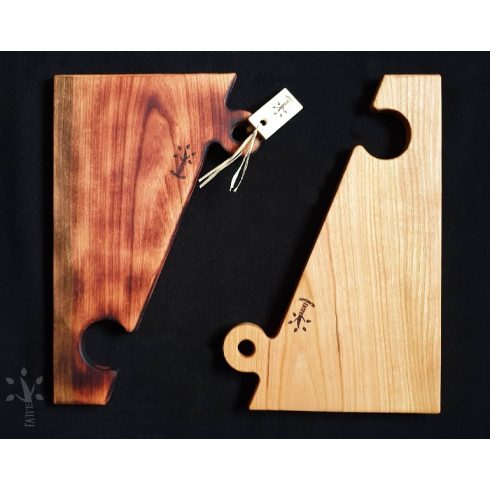 Páros vágódeszka meggyfából (PVD-04)