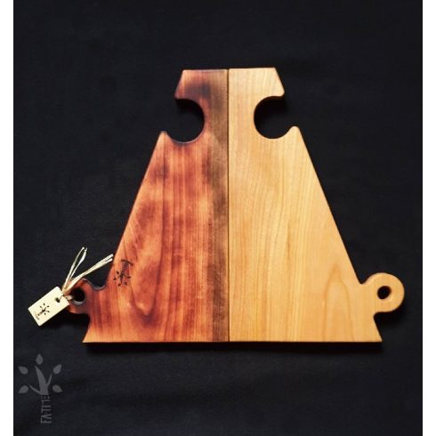 Páros vágódeszka meggyfából (PVD-04)