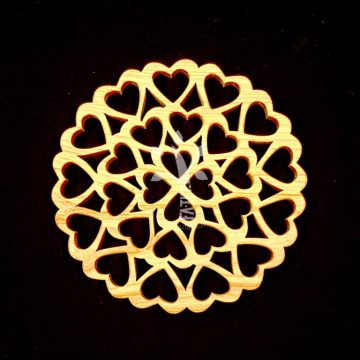 Csupaszív edényalátét 3 (Sziv3)